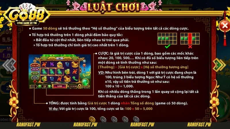 Mẹo Chơi Cung Hỷ Phát Tài Go88 Chi Tiết Cho Tân Thủ 3 Luật chơi và mẹo chơi Cung Hỷ Phát Tài chi tiết