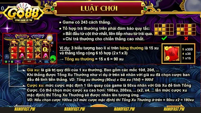 Mẹo Chơi Kho Tàng Ngũ Long Go88: Bí Quyết Để Thắng Thưởng 3 Luật chơi và mẹo chơi Kho Tàng Ngũ Long tại Go88