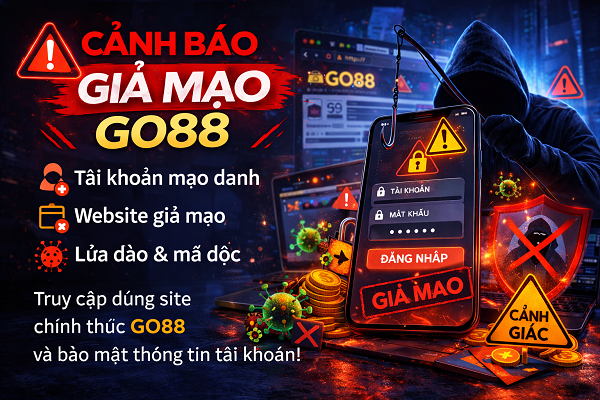 GO88 25 Cảnh báo mạo danh go88